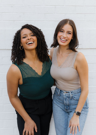 Reversible Lace Inset Top - Plus Size Available