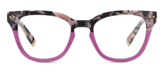 Faye - Black Marble/Pink Blue Light Glasses | Peepers