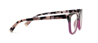Faye - Black Marble/Pink Blue Light Glasses | Peepers