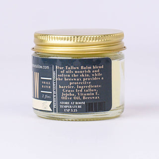 2oz Unscented Tallow Balm - JSQ Mercantile
