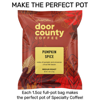 Pumpkin Spice FALL Flavored Coffee, 1.5oz pack - JSQ Mercantile