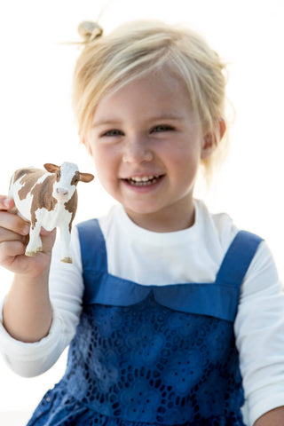 Simmental Cow Figurine, Farm Animal by Schleich®