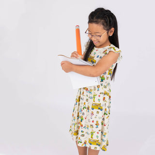 Arthur™ Back to School Short Sleeve Twirl Dress