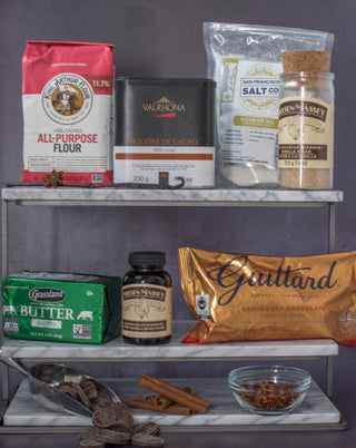 Box of Salted Caramel Almond Chocolate Cookies | Lark Fine Foods