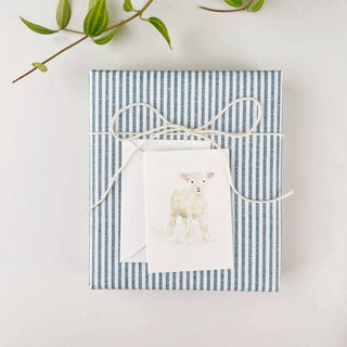 Baby Lamb Mini Enclosure Notecard by Emily Lex