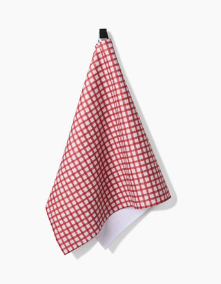 Fireside Plaid Red Tea Towel - 18" x 30"