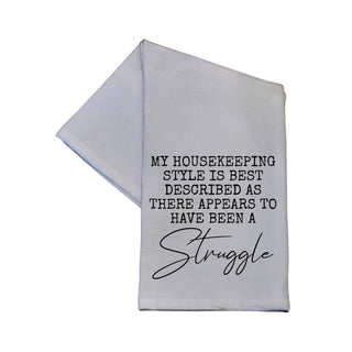 My Housekeeping Style Tea Towel - JSQ Mercantile