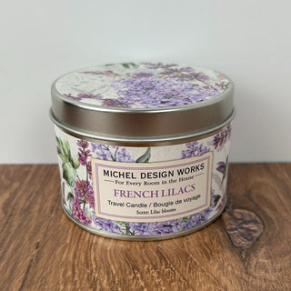 4 oz French Lilacs Travel Candle Jar with Lid