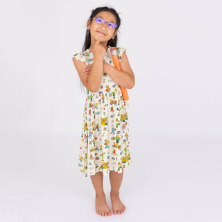 Arthur™ Back to School Short Sleeve Twirl Dress