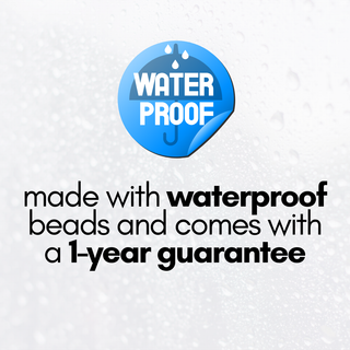 Blue & White Holy Water Porcelain Cross Bracelet