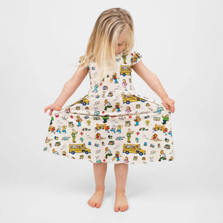 Arthur™ Back to School Short Sleeve Twirl Dress