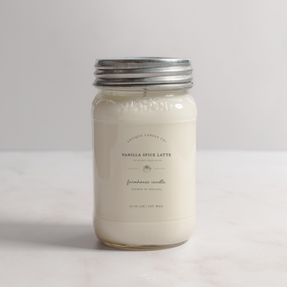 Vanilla Spice Latte - Soy Wax Candle handmade in Indiana