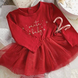 Dress - Santa Baby , 6-12 months
