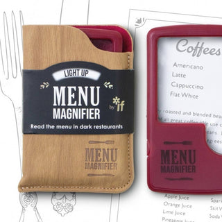 Light Up Menu Magnifier: Aqua - JSQ Mercantile