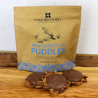 5oz Bag of Milk Puddles Gourmet Chocolate at JSQ Mercantile