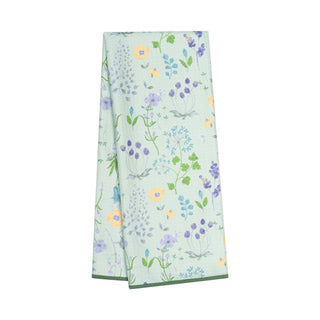 18" x 30" Eco Friendly Tea Towel - Floral Serenity