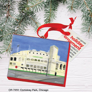 Comiskey Park, Chicago, Canvas Ornament