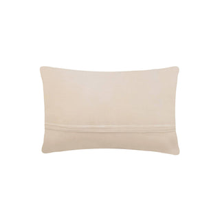 Cute Easter Pillow | Bunny & Chick Hook Wool Lumbar Pillow with Velvet Backing - JSQ Mercantile