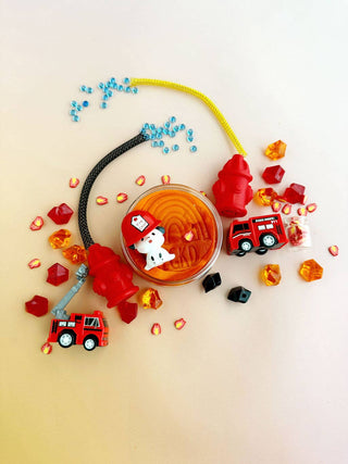 Fire Station (Cherry Mango) KidDough Play Kit - JSQ Mercantile