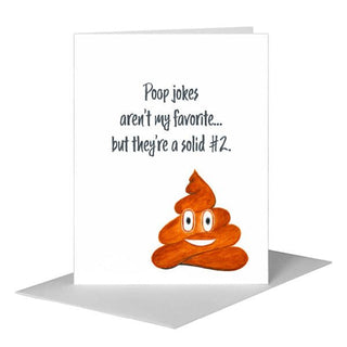 Poop Jokes Greeting Card