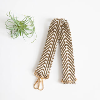 Guitar Style Purse Strap - Olive