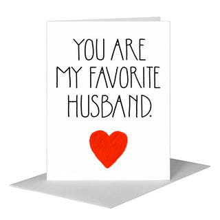 You Are My Favorite Husband Greeting Card