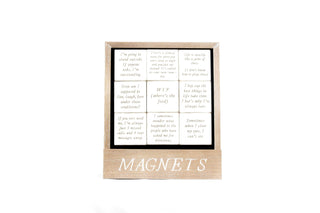 11875 - 3x3 magnets set/9 Funny Inspirational home decor LOL - JSQ Mercantile