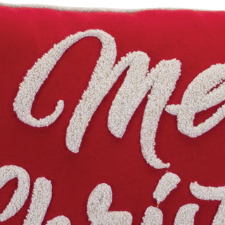 Merry Christmas Pillow 19L x 10"H Polyester" - JSQ Mercantile