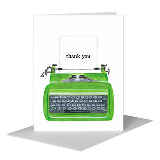 Typewriter Greeting Card