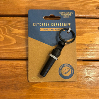 Pop & Pour Keychain Bottle Opener & Corkscrew
