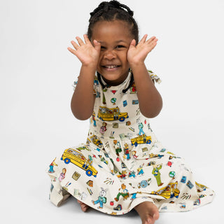 Arthur™ Back to School Short Sleeve Twirl Dress