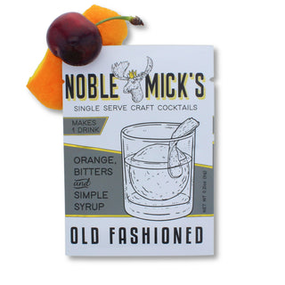 Old Fashioned Single Serve Craft Cocktail Mix – 2oz by Noble Micks