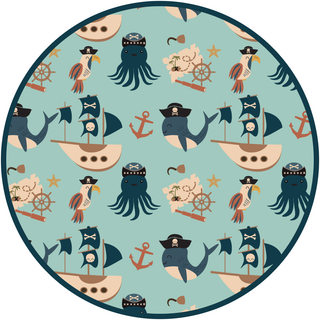 Ahoy Matey! Pirate & Whale Bamboo Baby Lovey - JSQ Mercantile