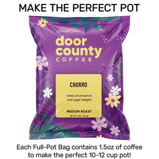Churro Specialty SPRING Flavored Coffee, 1.5oz, 6 pack - JSQ Mercantile