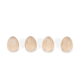 Set of Wooden eggs 1x1.5x1 - JSQ Mercantile