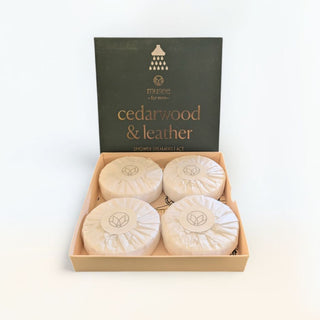 Cedarwood & Leather Shower Steamers