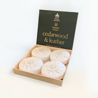 Cedarwood & Leather Shower Steamers