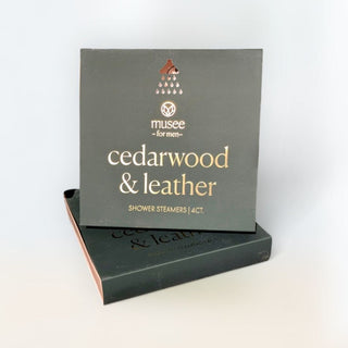 Cedarwood & Leather Shower Steamers