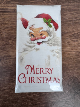 Merry Christmas Tea Towel - 30” 30”