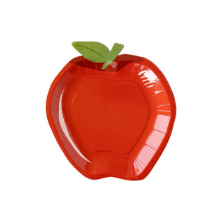 BACK TO SCHOOL APPLE SHAPED PAPER PLATE - JSQ Mercantile