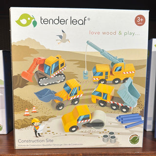 Construction Vehicles | Wooden Toy Set of 5 - JSQ Mercantile