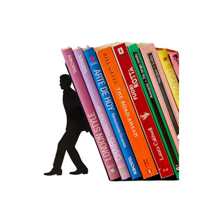 Too Many Books Metal Book End - JSQ Mercantile