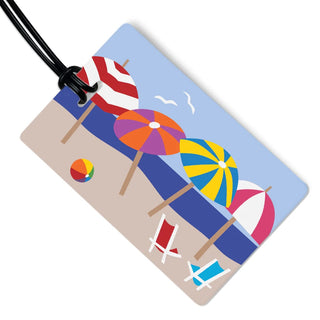 Beach-umbrellas-Luggage-tag