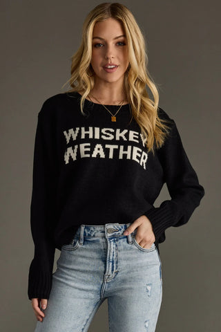 Whiskey Weather Sweater – Black