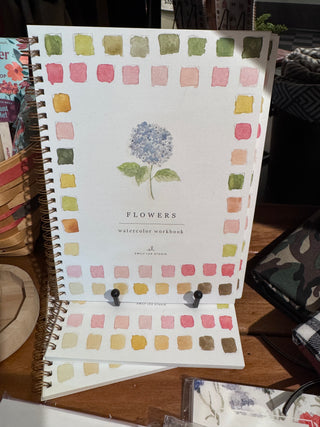 Bouquets watercolor workbook with 12 beginner-friendly floral painting illustrations by Emily Lex – JSQ Mercantile women’s boutique and gift shop in La Grange, IL