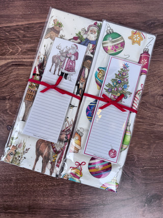 Nordic Santa Notepad Set