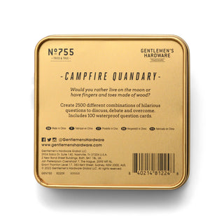 Campfire Quandary - Hilarious Game in Tin - JSQ Mercantile