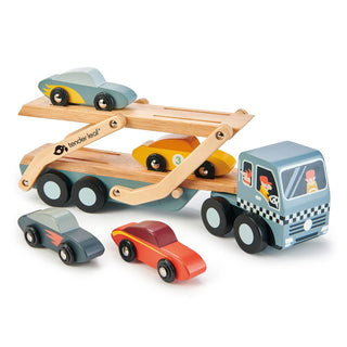 Car Transporter - Wooden Toy Set