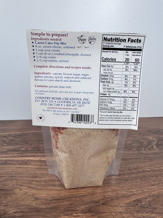 Carrot Cake Dip Mix