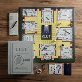 Vintage Bookshelf Edition: Scrabble, Monopoly, Clue Vintage Assortment